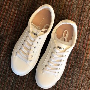 Never worn- Top shop white sneakers